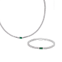 Tennis Single Birthstone Necklace