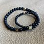 Mini Simon Beaded Initial Bracelet
