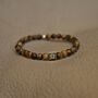 Mini Simon Beaded Initial Bracelet