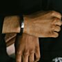Men Leather Fingerprint Armband