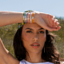 Lizzy Letter Sparkle Armband