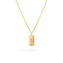 Monogram Tag Necklace
