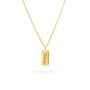 Monogram Tag Necklace