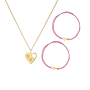 Connected Initial Heart Full Of Love