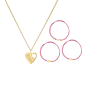 Connected Initial Heart Full Of Love