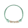 Pave Letter Armband