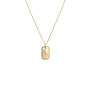 Pavé Monogram Tag Kette Deluxe