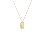 Pavé Monogram Tag Kette Deluxe
