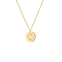 Paw Print Coin Necklace