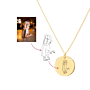 Photo Line Coin Necklace