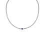 Tennis Single Birthstone Necklace