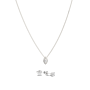 Birthstone Marquise Ohrstecker Set