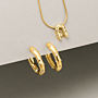Fierce Sparkle Hoops