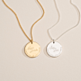 Birth Certificate Coin Necklace