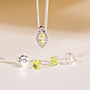 Birthstone Marquise Ohrstecker Set