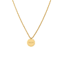 Star Initial Coin Necklace