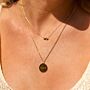 Solid Gold Birthstone Ketting