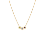 Solid Gold Birthstone Necklace