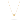 Pavé Initial Coin Necklace