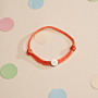 Kids Initial Disc Cord Bracelet