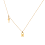 Kailey Key Letter Necklace