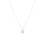 Tiny Pavé Initial Coin Kette