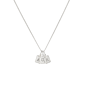 Tiny Pavé Initial Tag Necklace