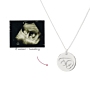 Ultrasound Line Coin Ketting