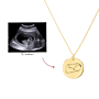 Ultrasound Line Coin Ketting