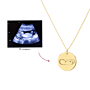 Ultrasound Line Coin Ketting