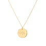 Soulmate Initial Coin Necklace