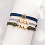 Men Bold Letter Armband