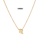 Zara Zodiac Diamond Necklace