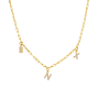 Tiny Charlotte Chain Letter Ketting