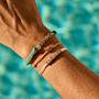 Bold Letter Cord Armband