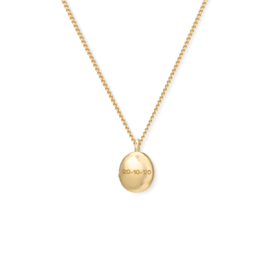 Ash Oval Necklace