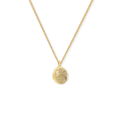 Ash Oval Fingerprint Necklace