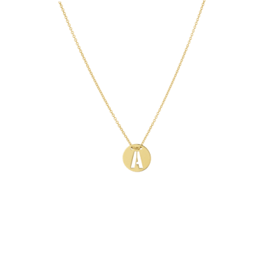 SS23 Dana Disc Letter Necklace