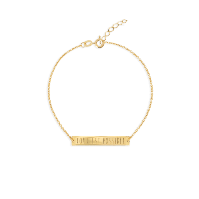 bar bracelet gold