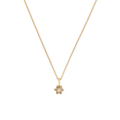Flora Flower Birthstone Necklace