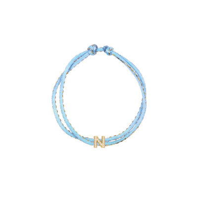 Lizzy Letter Sparkle Armband