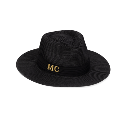 Brigitte Monogram Straw Hat