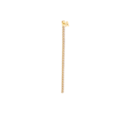 Single Lola Letter Tennis Ohrring