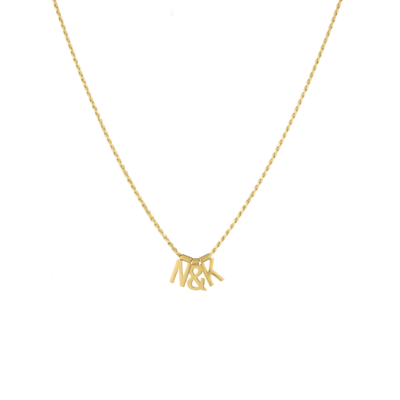 Ruby Rope Letter Kette