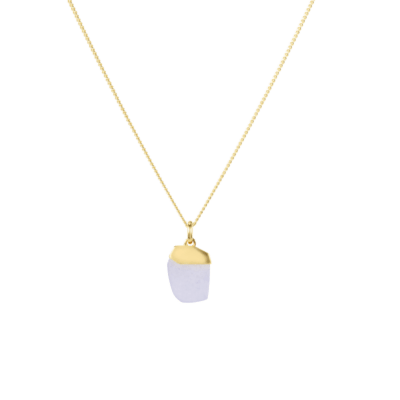 Power of Blue Chalcedony Ketting