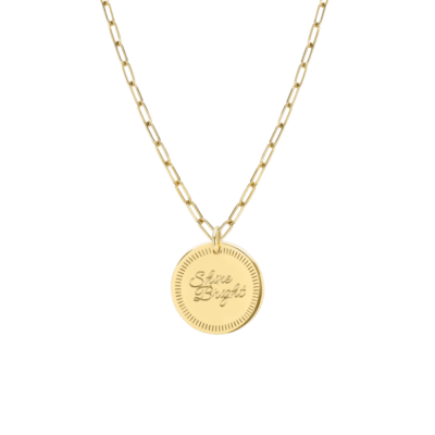 Fighter Coin Necklace