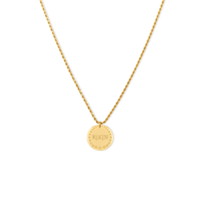 SS23 Star Initial Coin Necklace