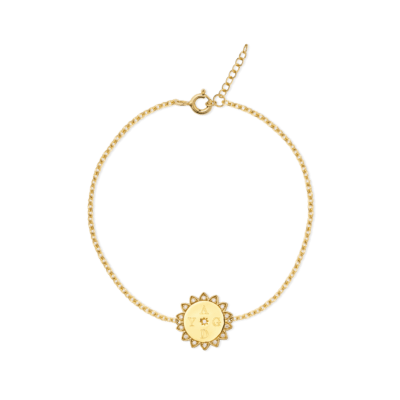 SS23: Sammy Sunflower Initial Bracelet
