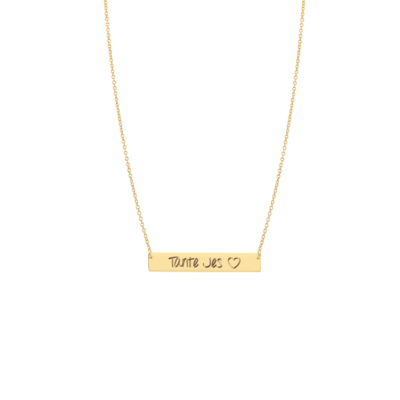 Tell A Secret Bar Necklace