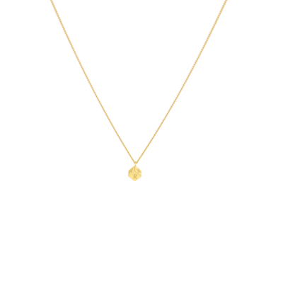 Men Cube Initial Ketting